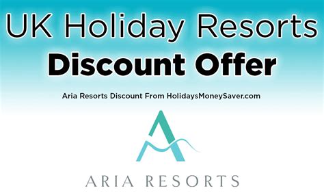 aria resorts uk discount code